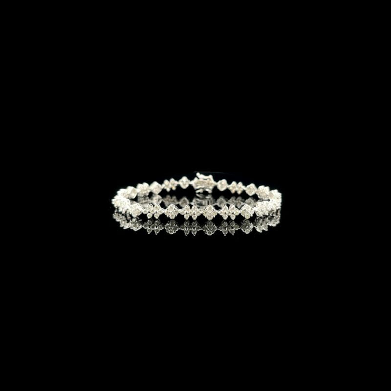 Floral Diamond Bracelet